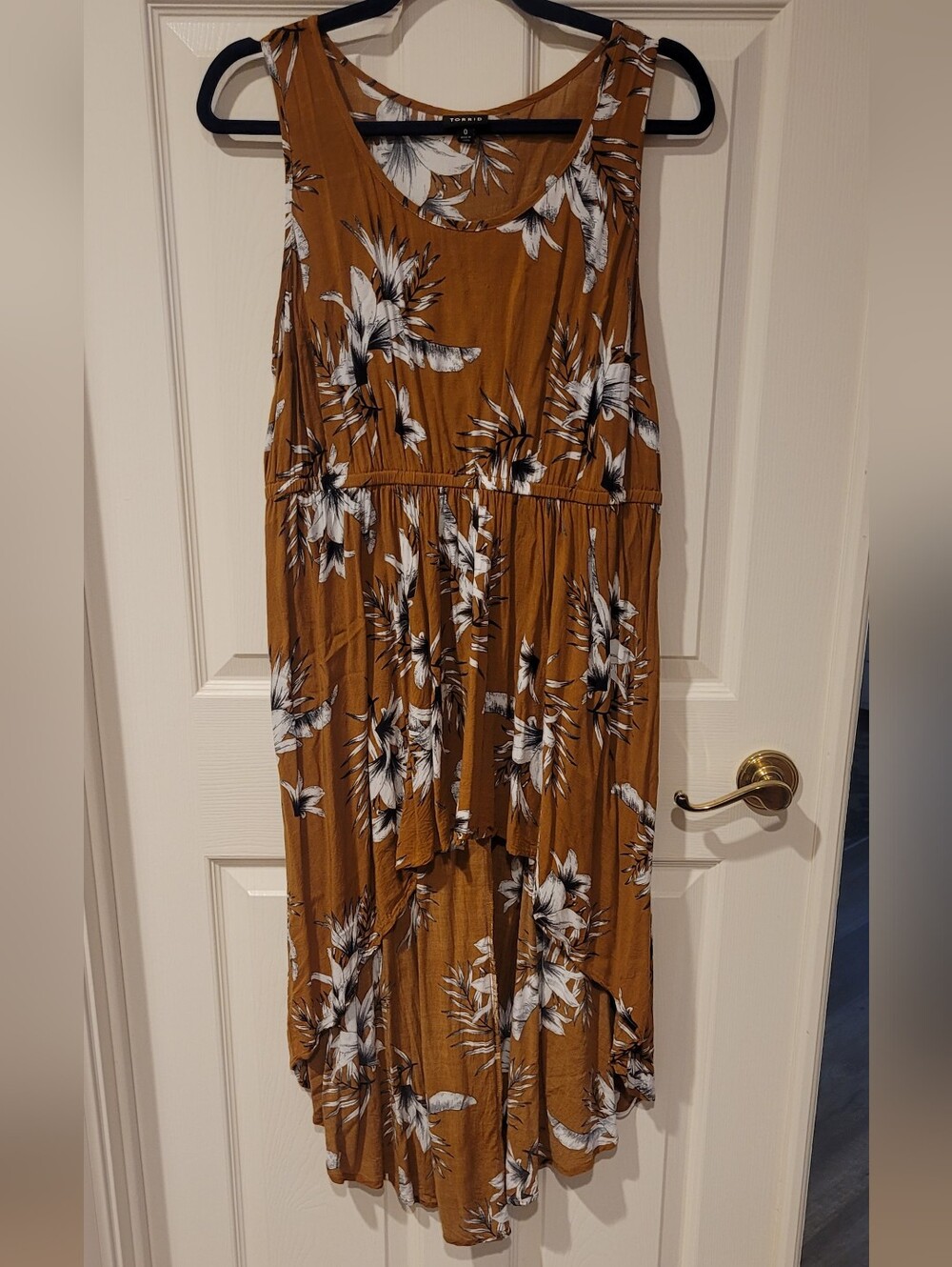 torrid Mustard Floral High-Low Top